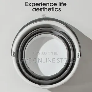 Round Collapsible Water for House Cleaning, Space Saving, Bucket