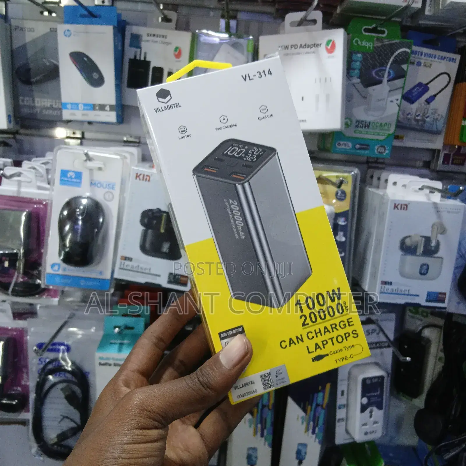 Villaontel 20000mah Power/100w Laptop Power Bank