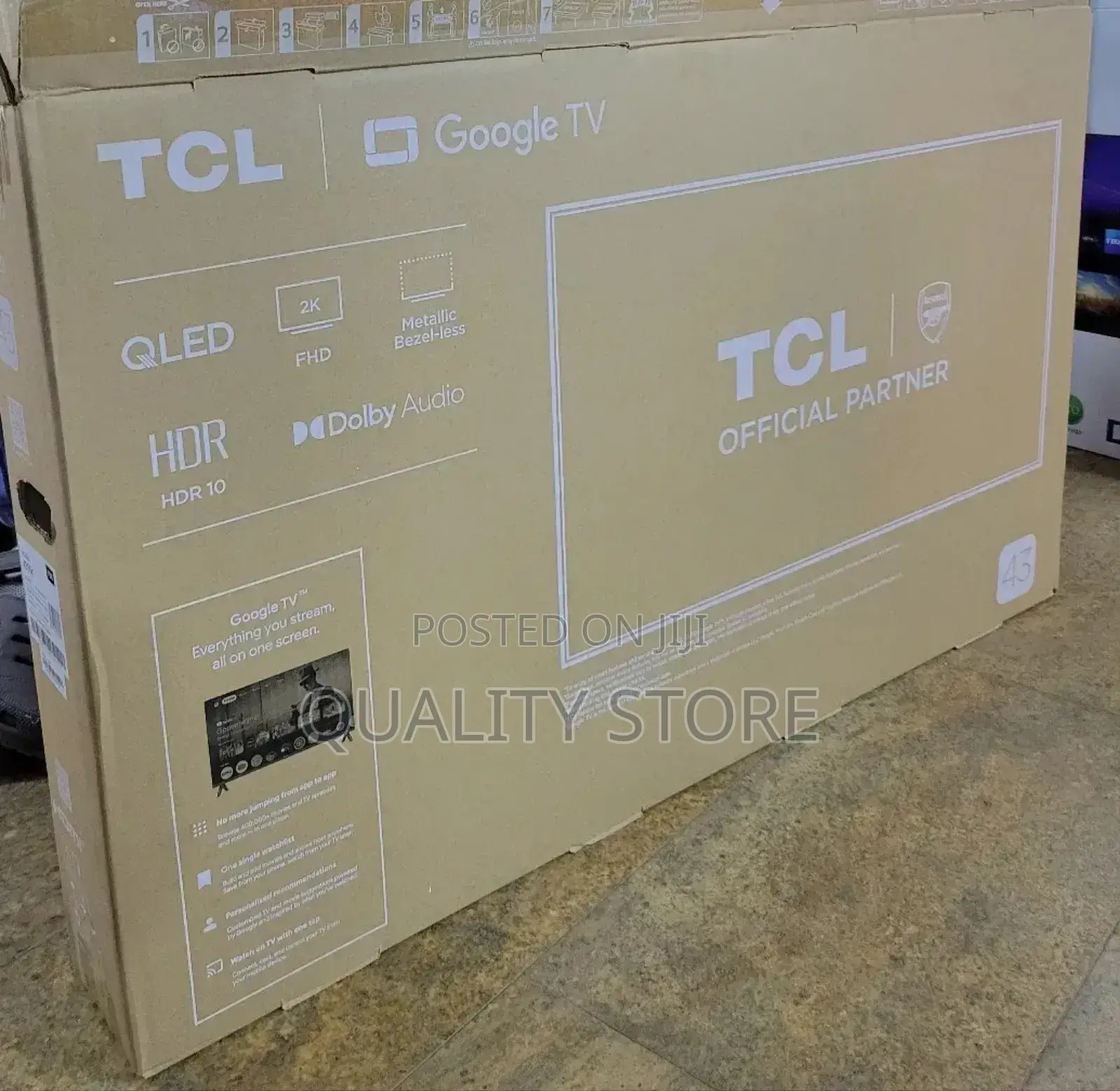 TCL 43 Inches Qled Google Tv