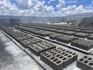 Strong 6-inch Hollow Concrete Blocks Made On-site