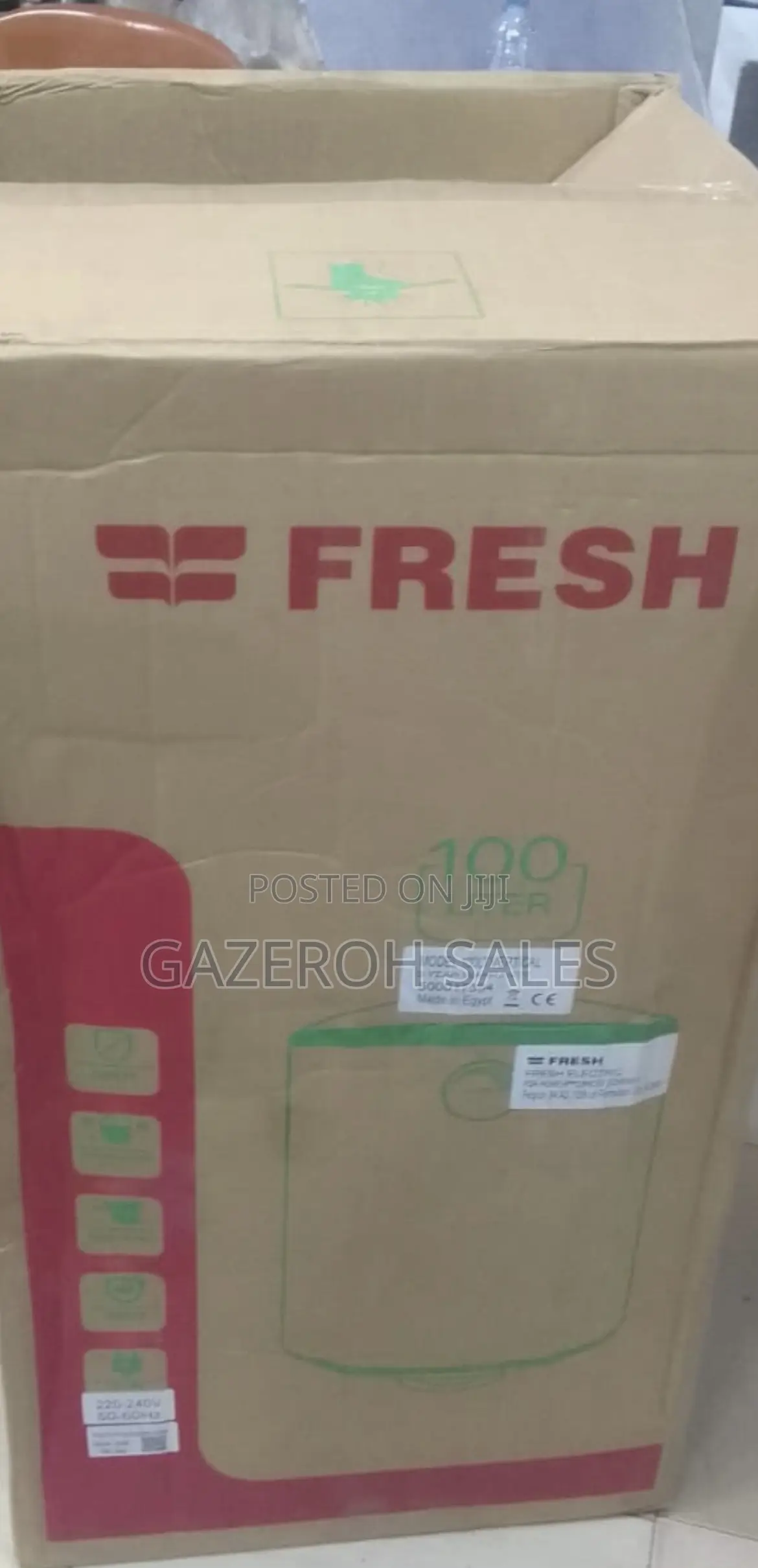 Fresh Water Heater – 100 Litres