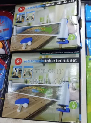 Table Tennis Set With Retractable Net