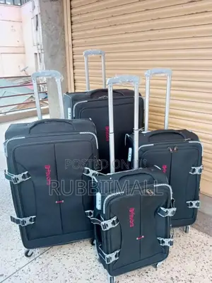 Dfavors 4-Piece Fabric Travel Suitcase Set.