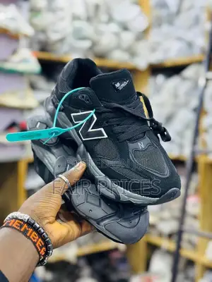 New Balance 9060 "Triple Black" or "Black Cat" Sneakers