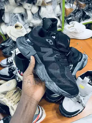 New Balance 9060 "Triple Black" or "Black Cat" Sneakers