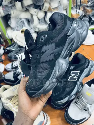 New Balance 9060 "Triple Black" or "Black Cat" Sneakers