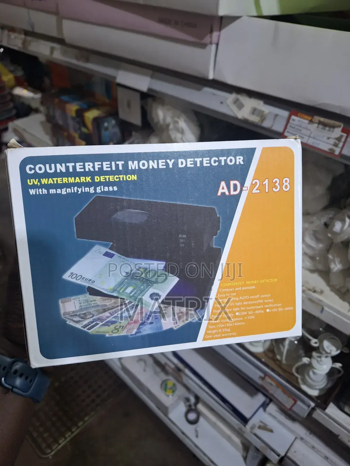 Ad-2138 Counterfeit Money Detector