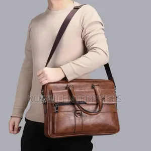 Men's Leather Laptop Bag