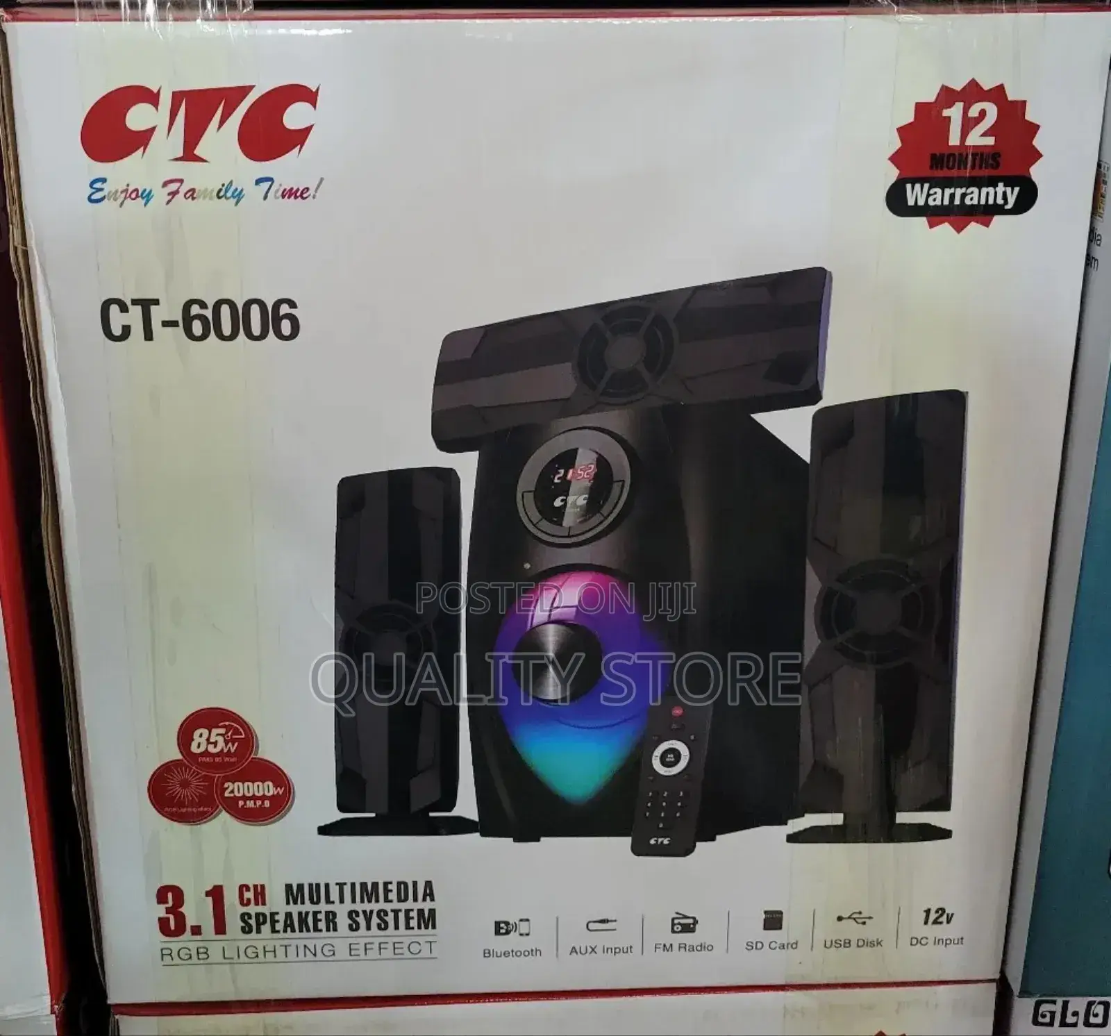 CTC Multimedia Speaker 3.1 Channel Ct-6006