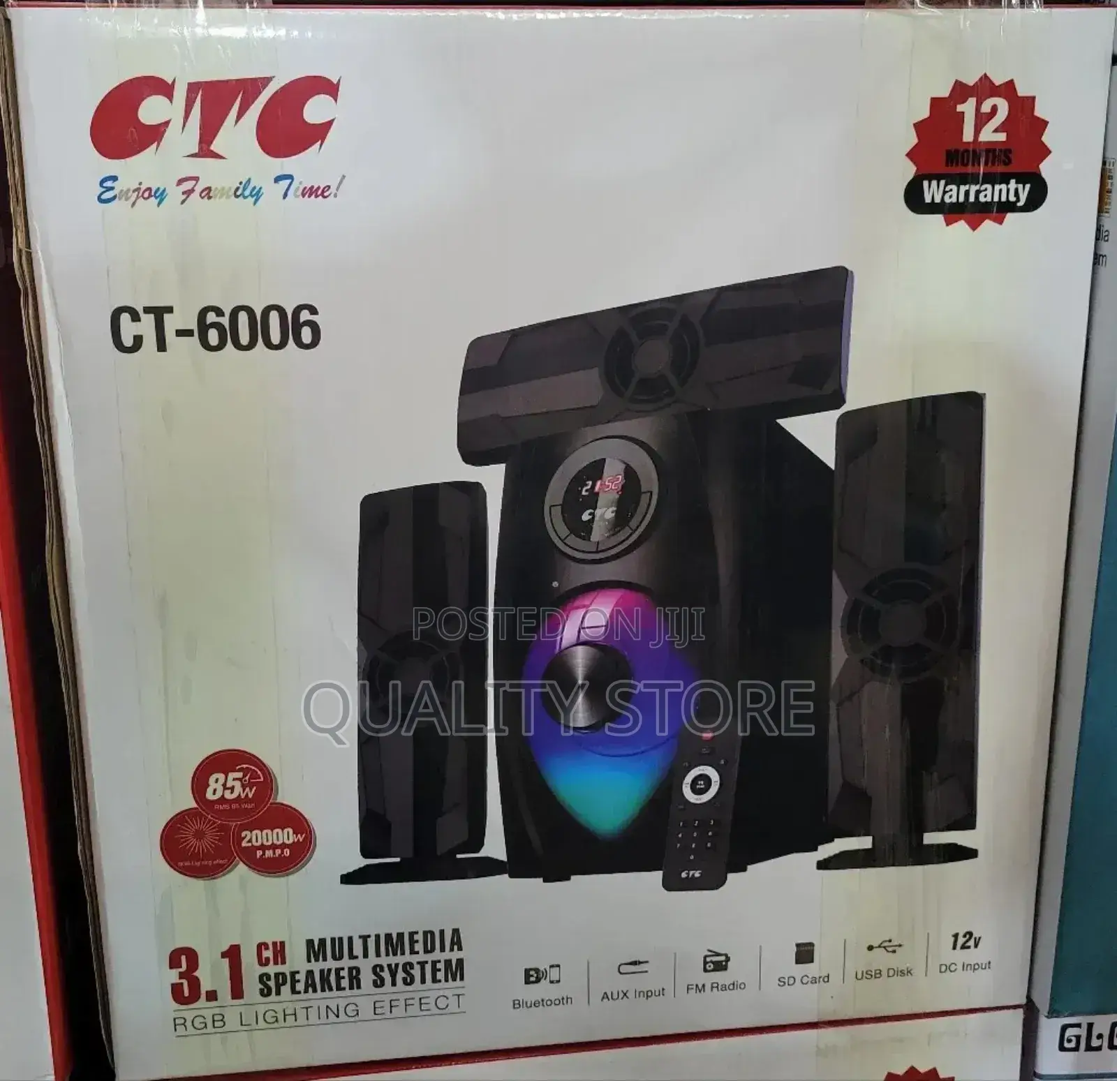 CTC Multimedia Speaker 3.1 Channel Ct-6006