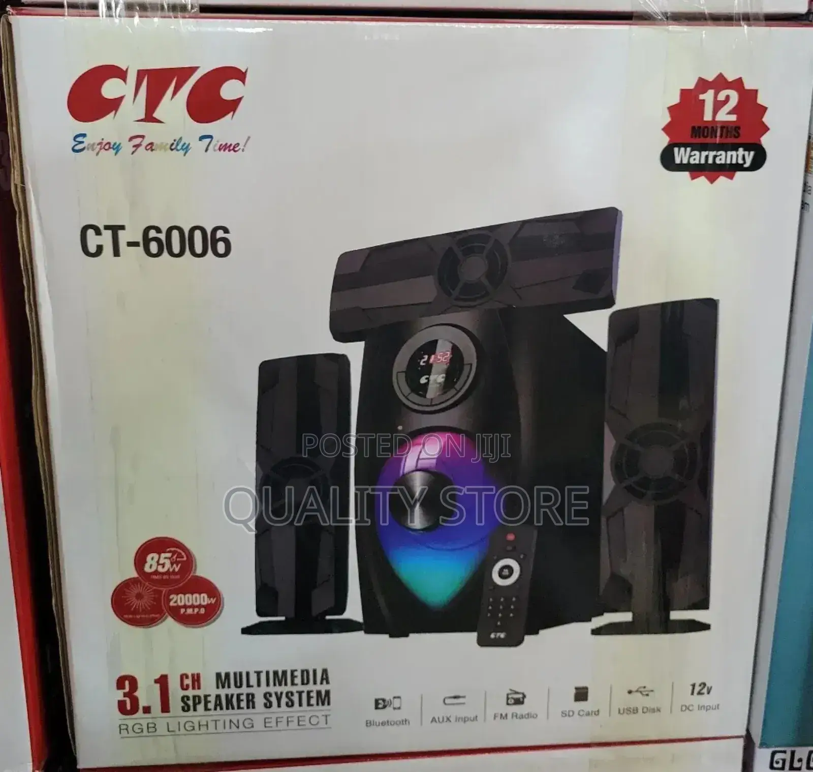 CTC Multimedia Speaker 3.1 Channel Ct-6006