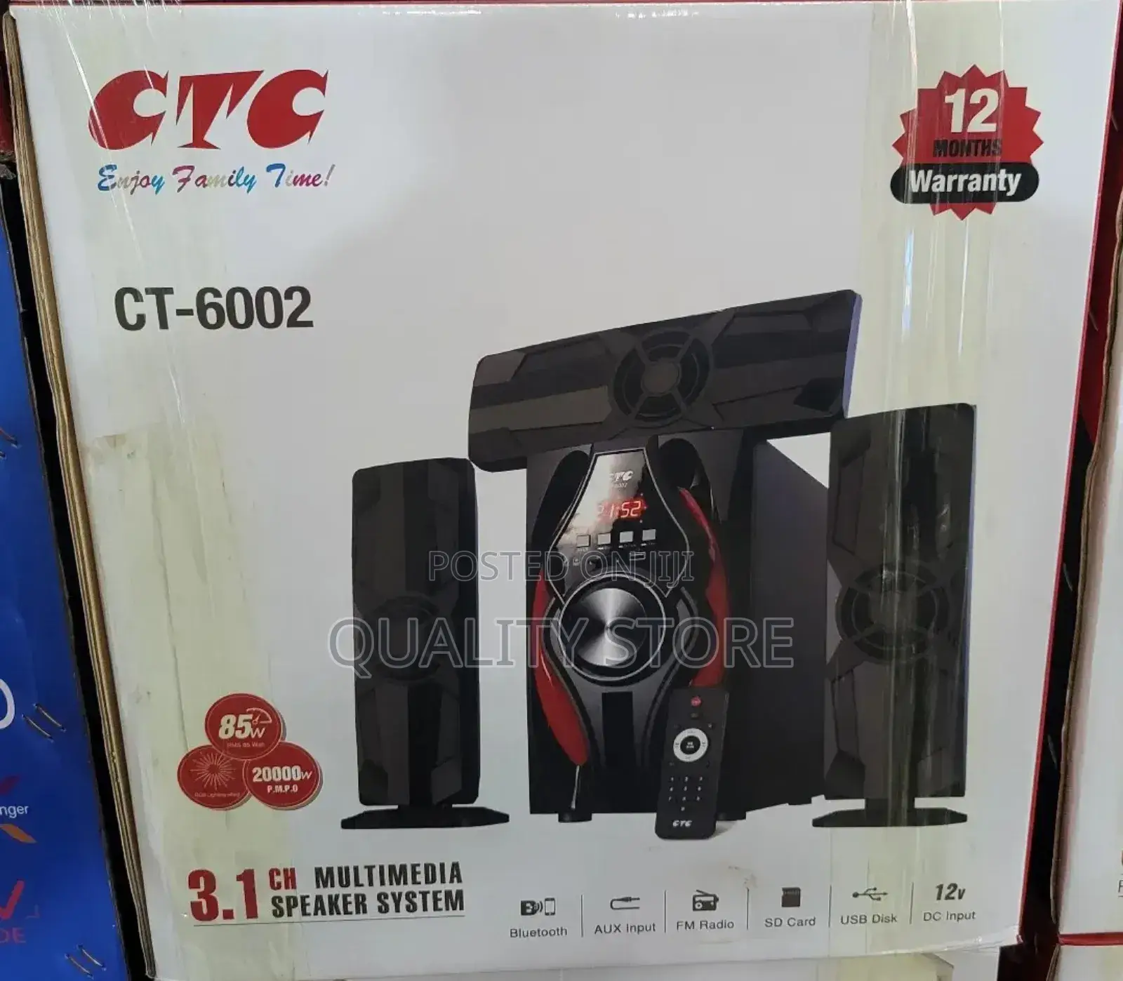 CTC Multimedia Speaker 3.1 Channel Ct-6002