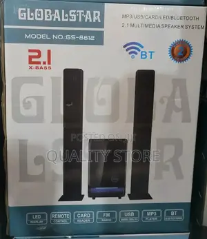 Global Star 2.1 Multimedia Speaker Gs-8812