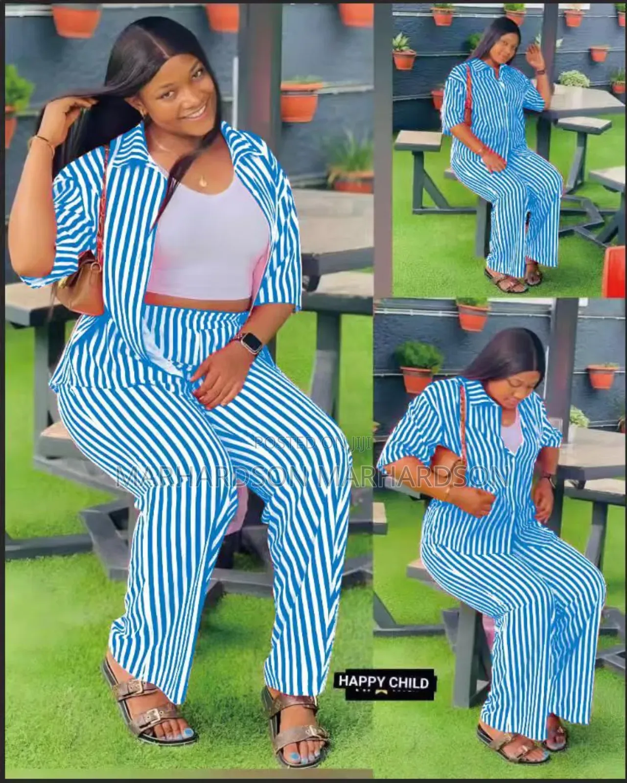 Classy Unique Woman Three Piece