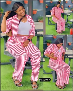 Classy Unique Woman Three Piece