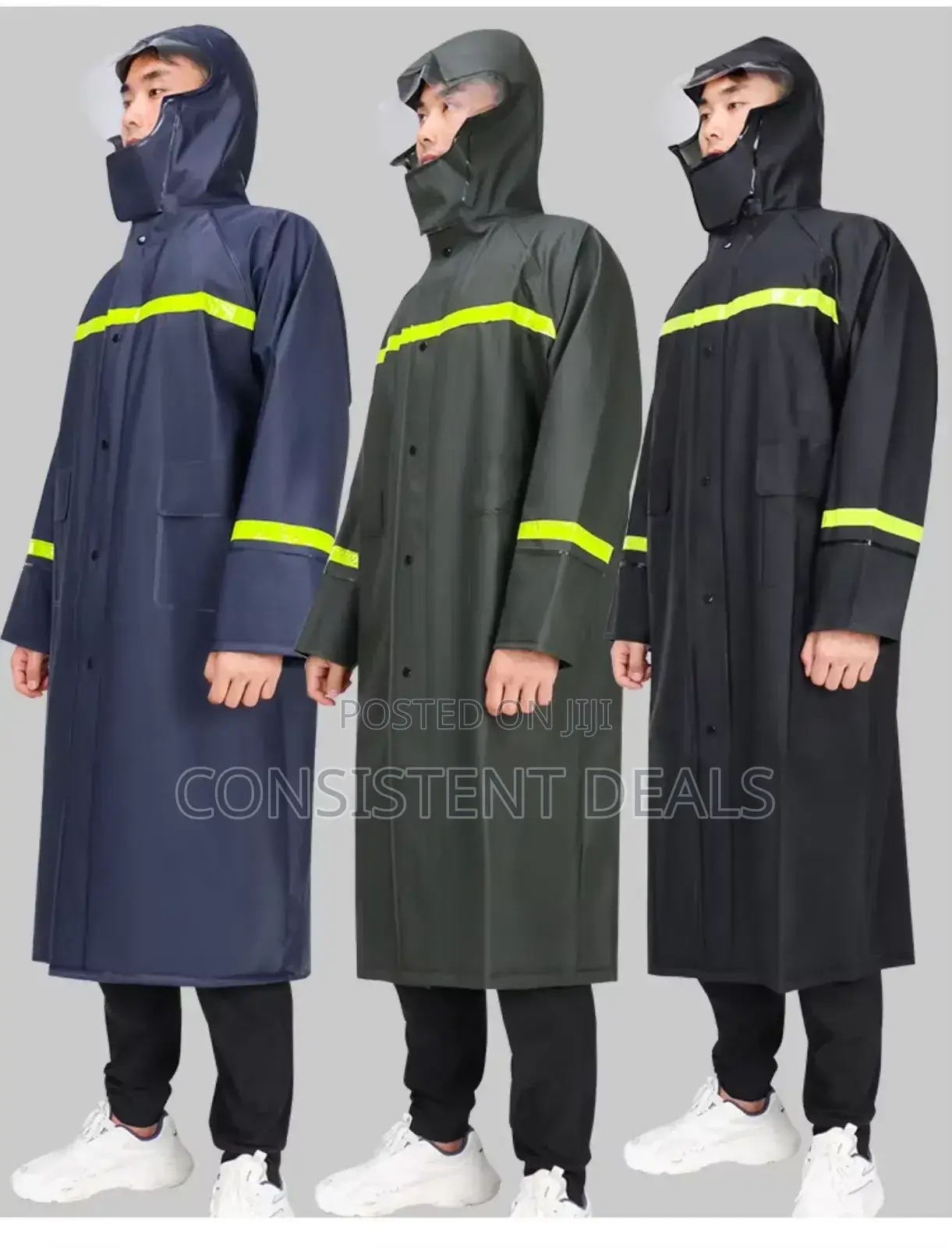 Long Safety  Rain Coat