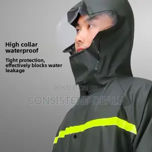 Long Safety  Rain Coat