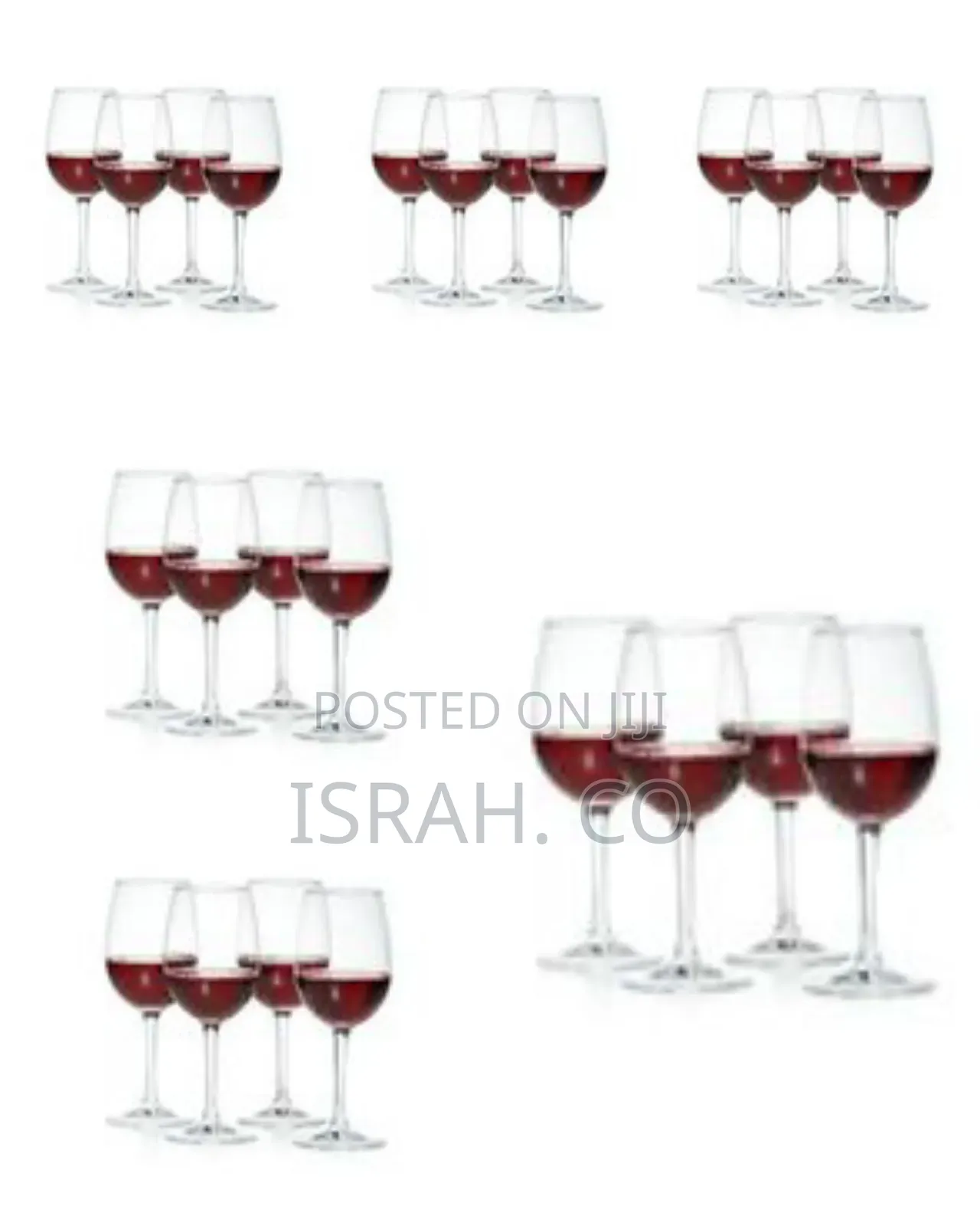 Bistro 6 Pieces of Juice Cocktail Martin Glasses Mugs-