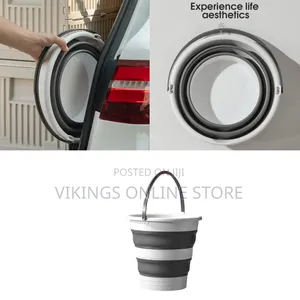 Round Collapsible Water Bucket for House Cleaning, Space Saving