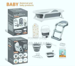 Tenbabe 12-in-1 Foldable Baby Bath Tub Set
