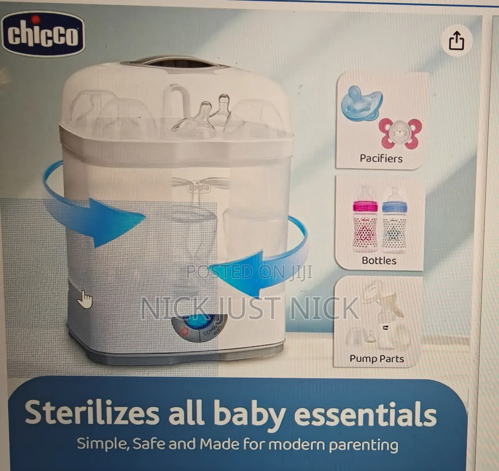 Chicco 3 in Steam Sterlizer