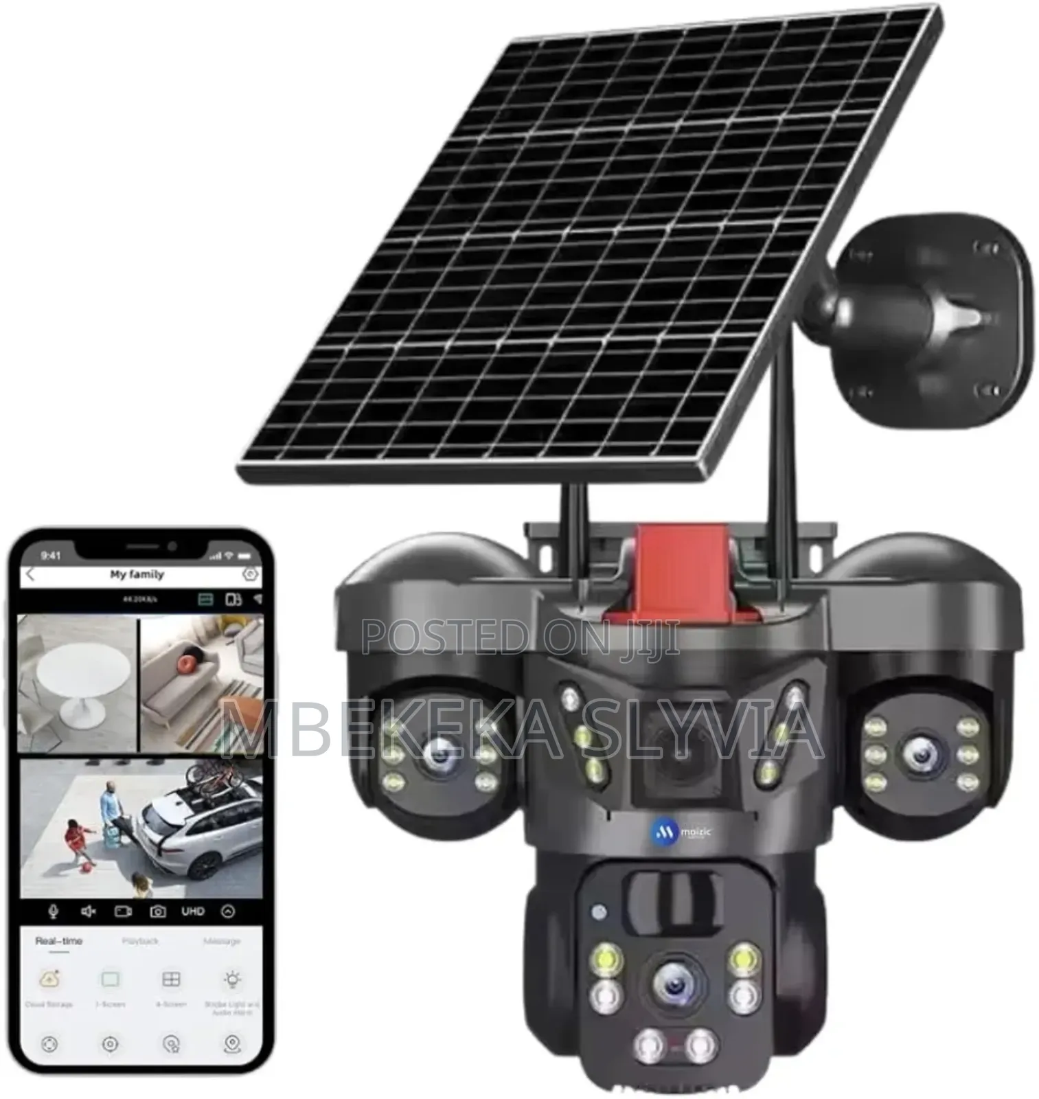 12mp Tripple Lens 4g/5g Solar PTZ Camera