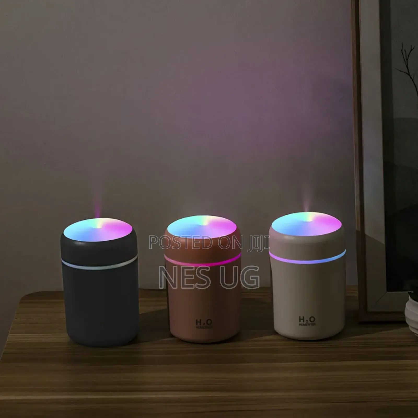 Portable Colorful Mini H2o Humidifier For Homes, Offices Cars