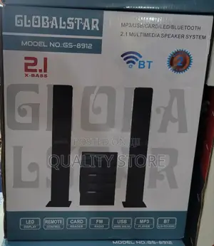 Global Star 2.1 Multimedia Speaker Gs-8912