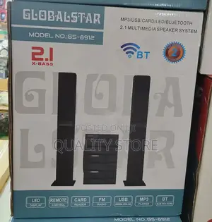 Global Star 2.1 Multimedia Speaker Gs-8912