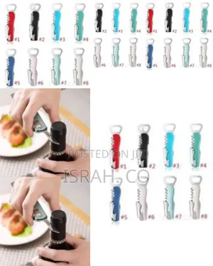 Portable Corkscrew Wine Bottle Opener Stainless Steel Screw