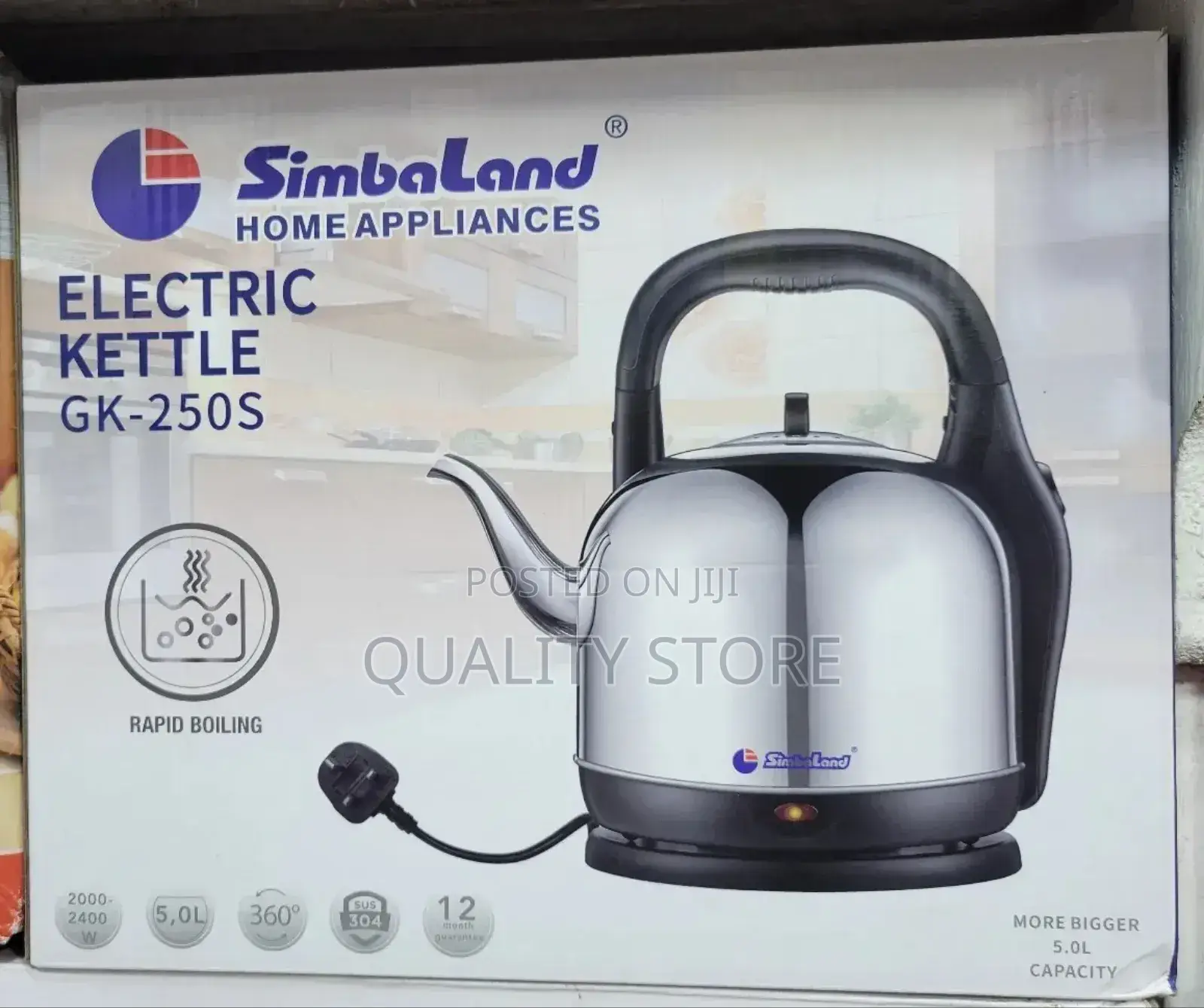 Simbaland Electric Kettle 5 L Gk-250s