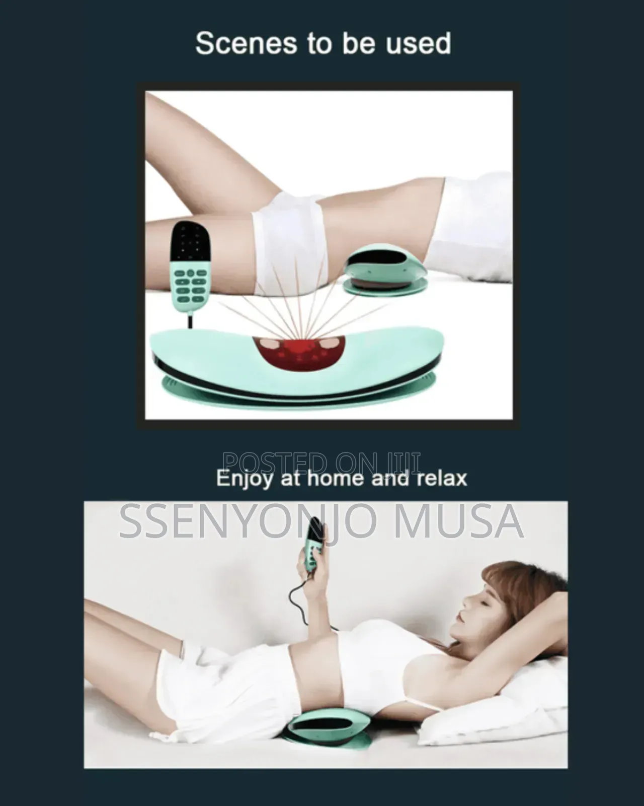Electric Lumbar Massager With Heat, Vibration Back Pain