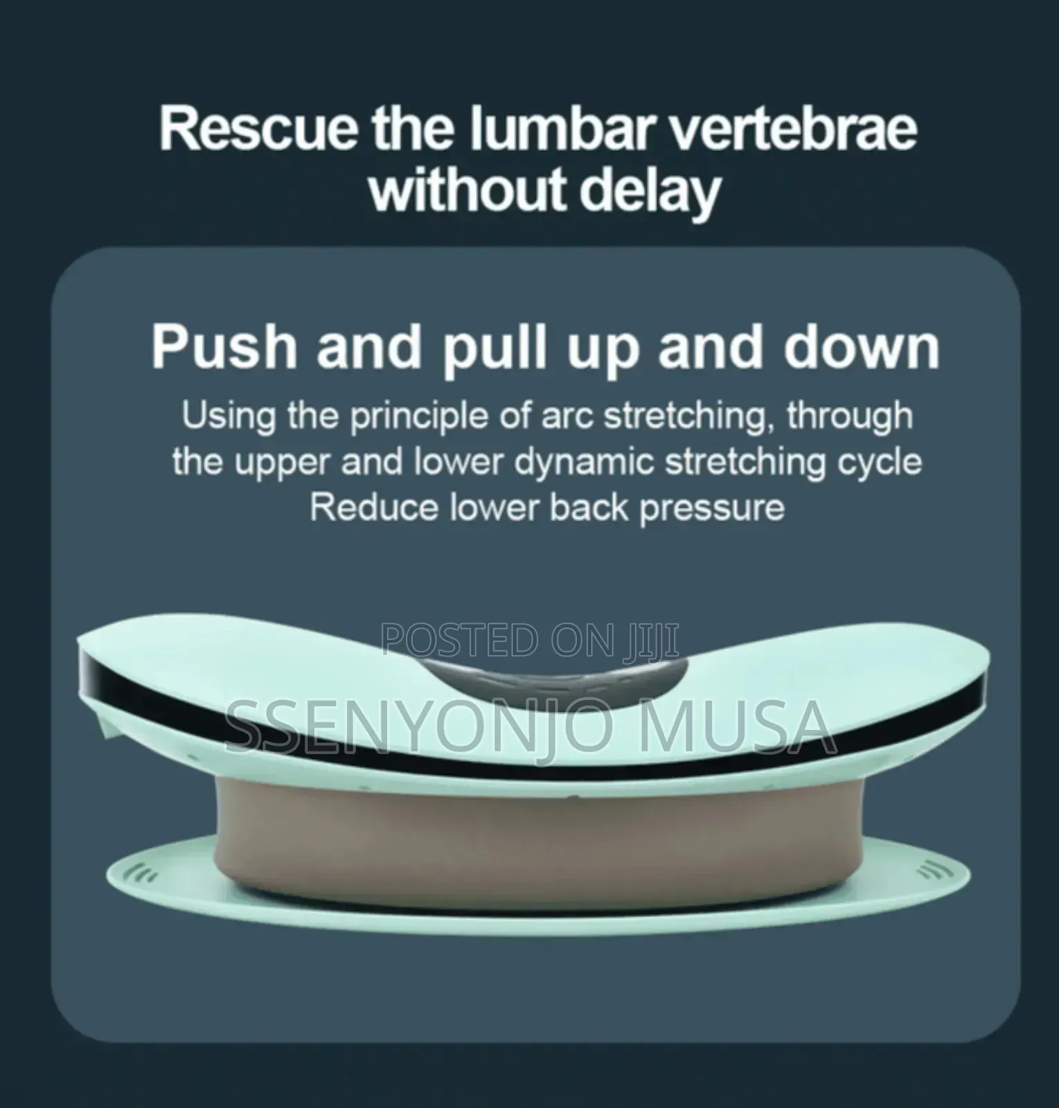 Electric Lumbar Massager With Heat, Vibration Back Pain