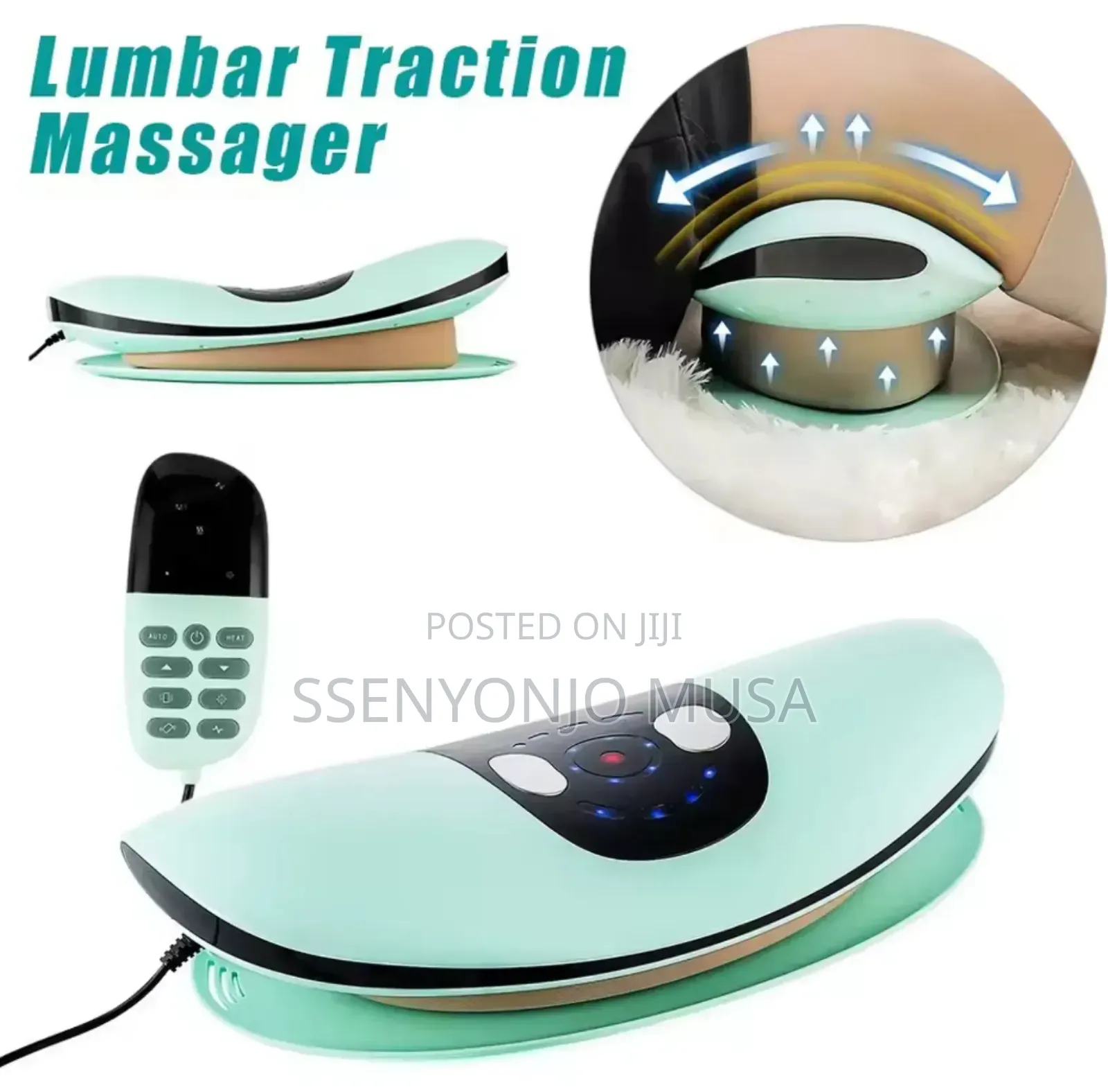 Electric Lumbar Massager With Heat, Vibration Back Pain