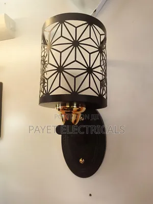 Black Gold Wall Lamp Holder