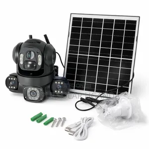 S28 3 Lens Solar CCTV Camera Wifi PTZ Night Vision Security Camera