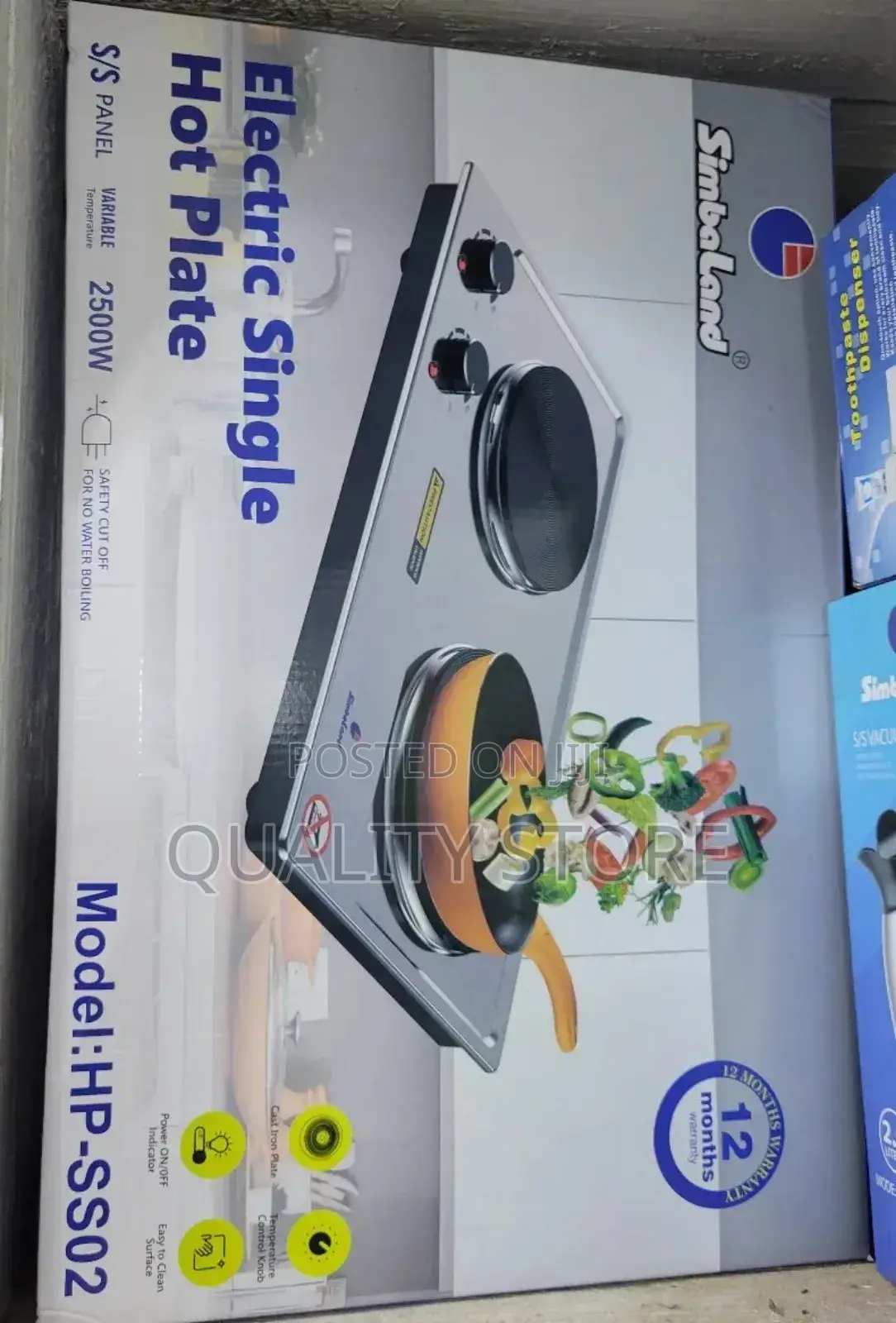 Simbaland Double Electric Hot Plate