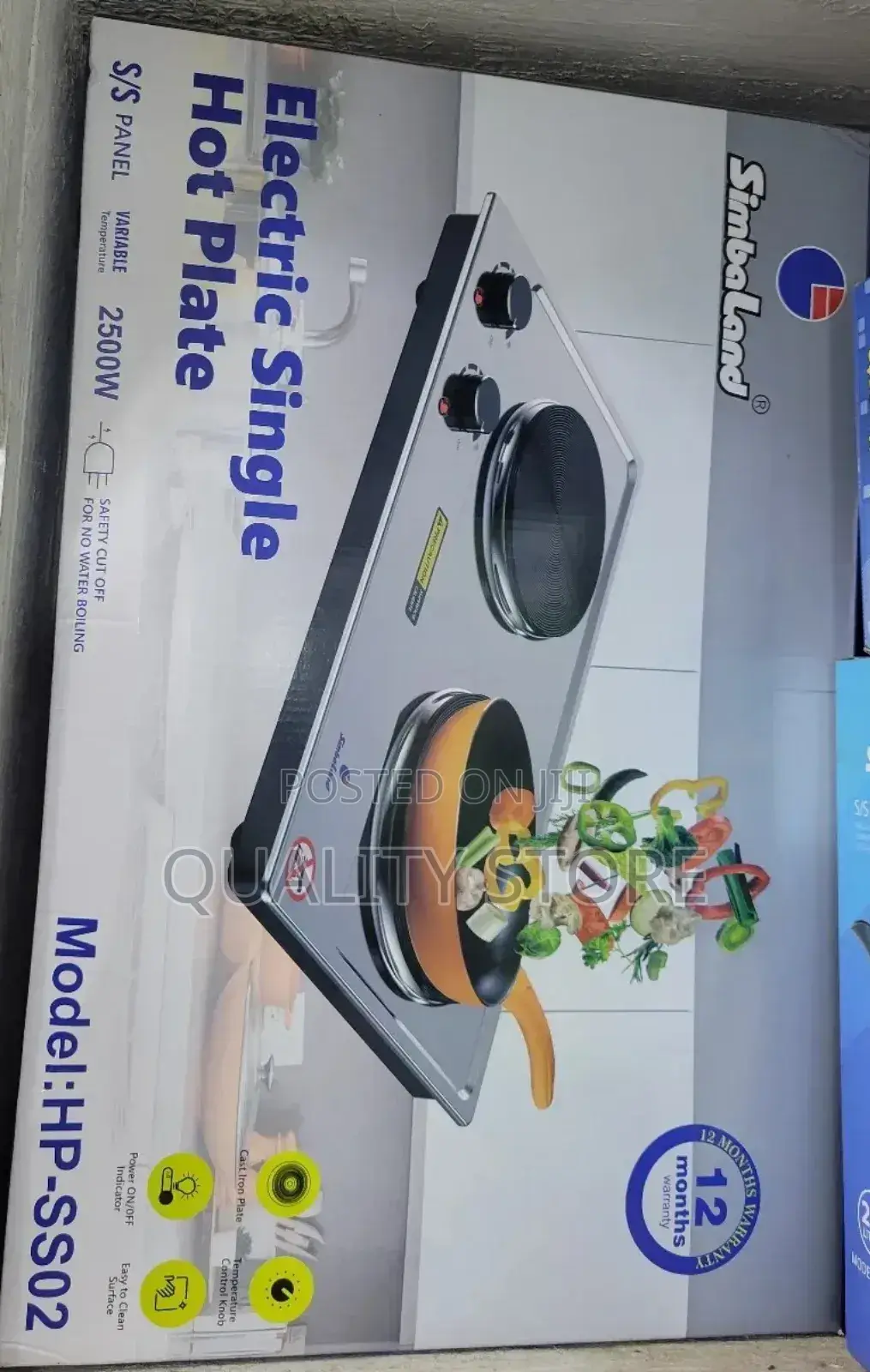 Simbaland Double Electric Hot Plate