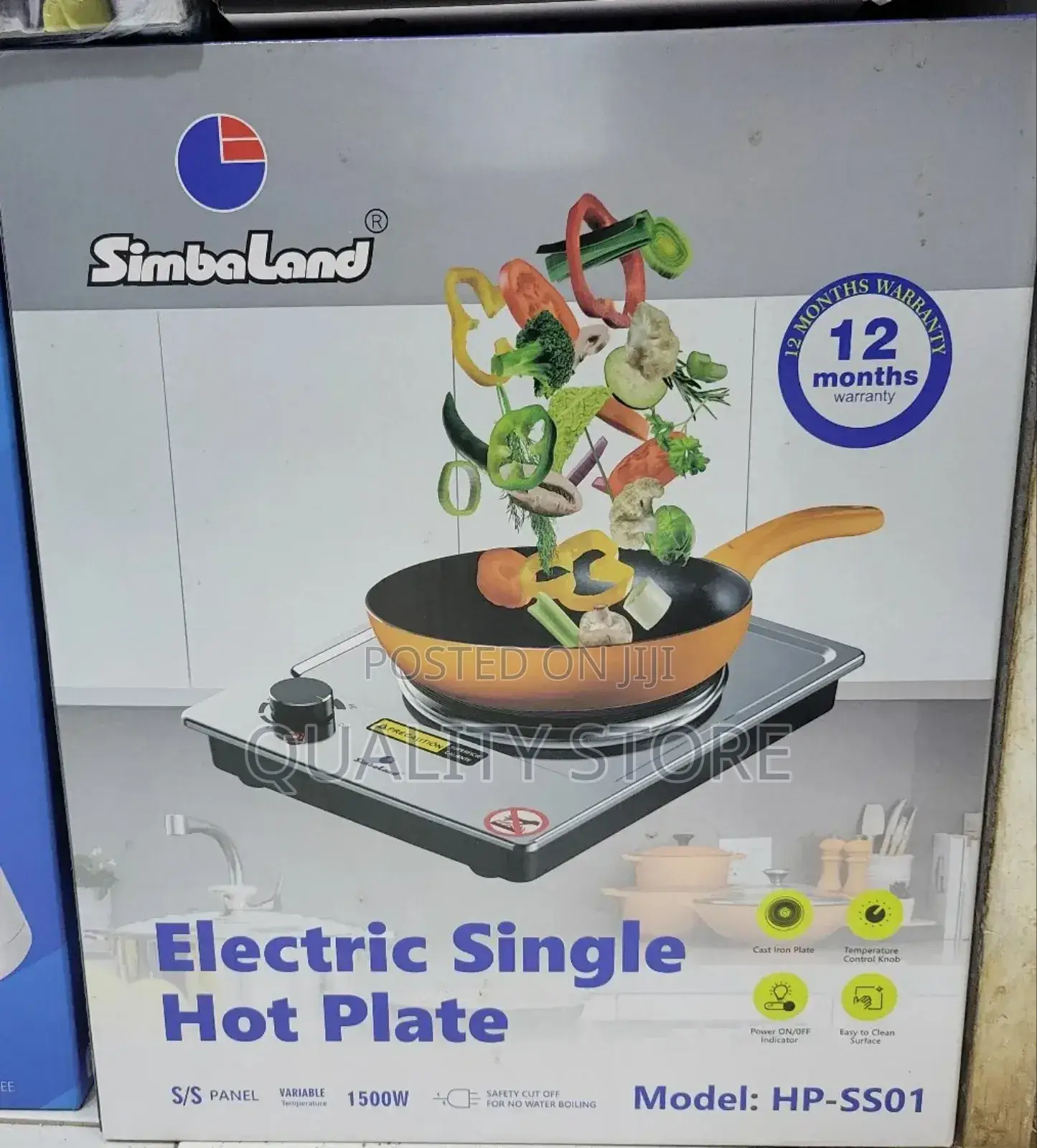 Simbaland Single Electric Hot Plate Ph-Ss01