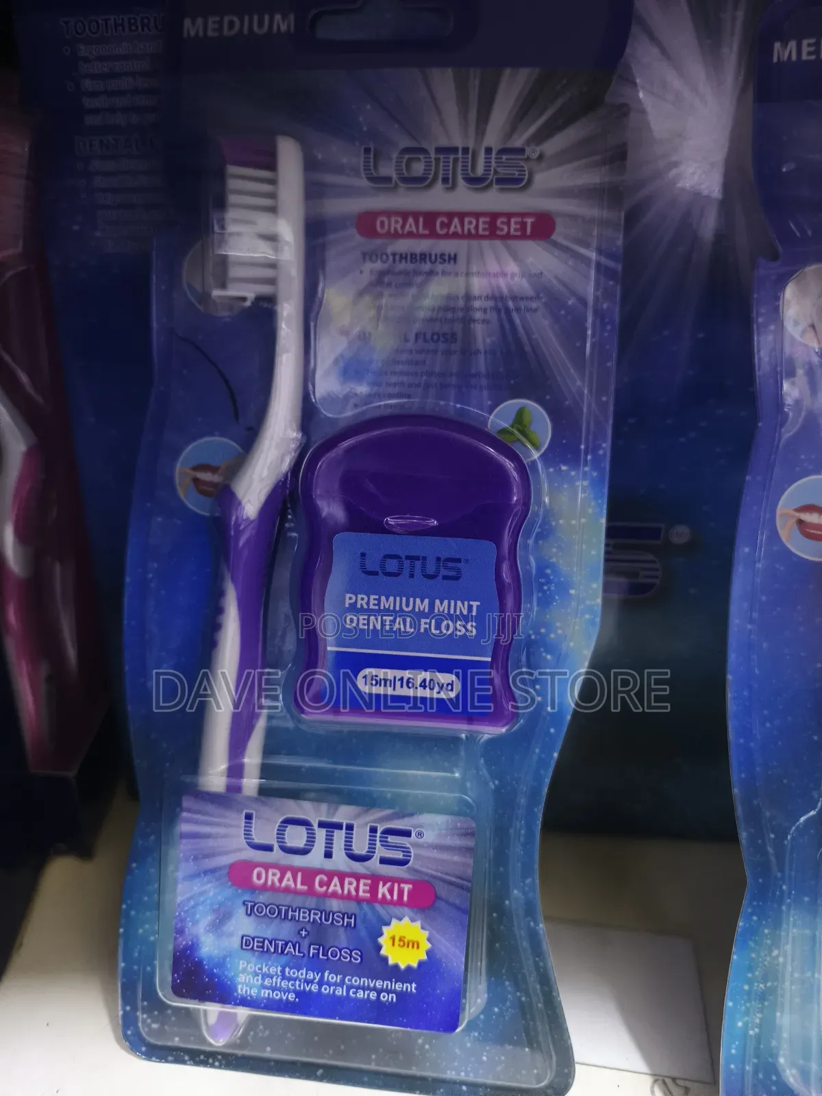Lotus Oral Care Set , Premium Mint Dental Floss