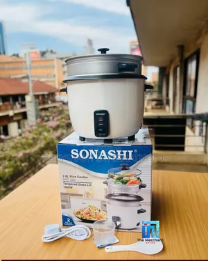 Sonashi 1.8l Rice Cooker With Steamer Plate