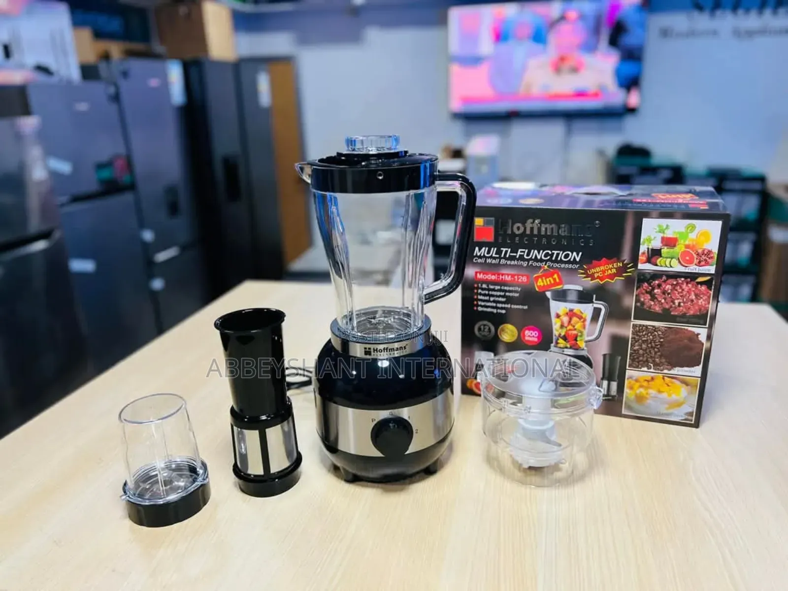 Hoffmans 4-in-1 Multifunctional Blender and Food Processor