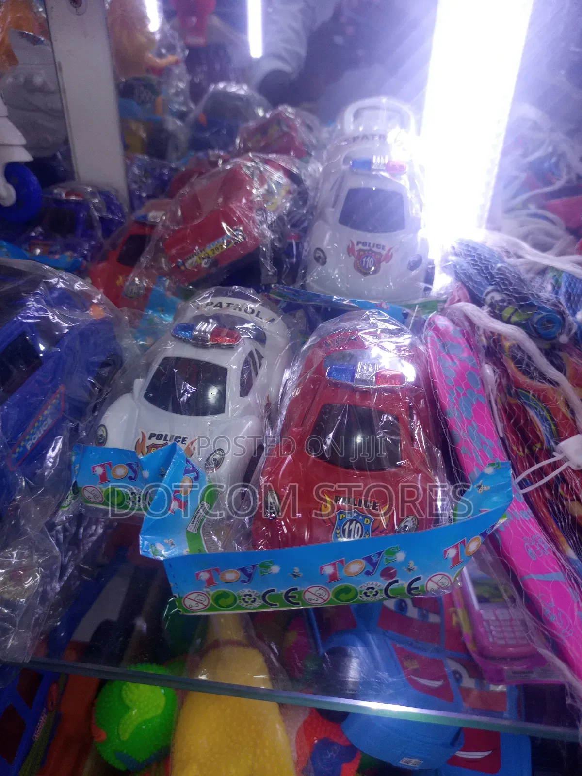 Plastic Toy Police Cars