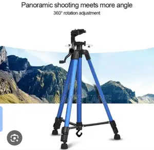 Heavy-Duty Lightweight Tripod With Phone Clip Bag