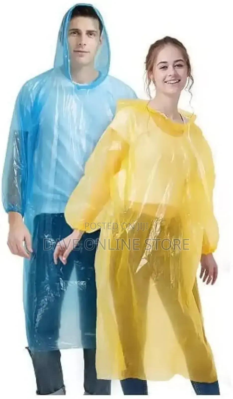 Unisex Disposable Rain Card for Waterproof Thin Plastic - (Pack of 3)
