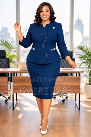 Maroon Skirt Office Suit for Ladies
