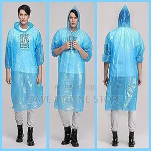 Unisex Disposable Rain Card for Waterproof Thin Plastic - (Pack of 3)
