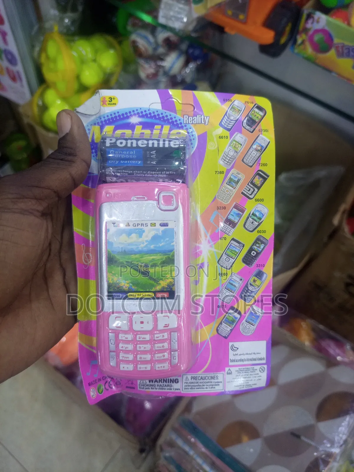 Battery-Operated Toy Mobile Phone