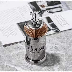 Stainless Steel Toothpick Holder Dispenser