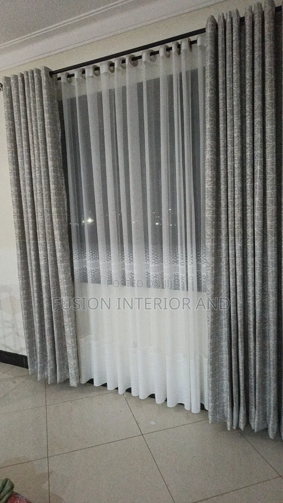 Checked Curtains Good Quality